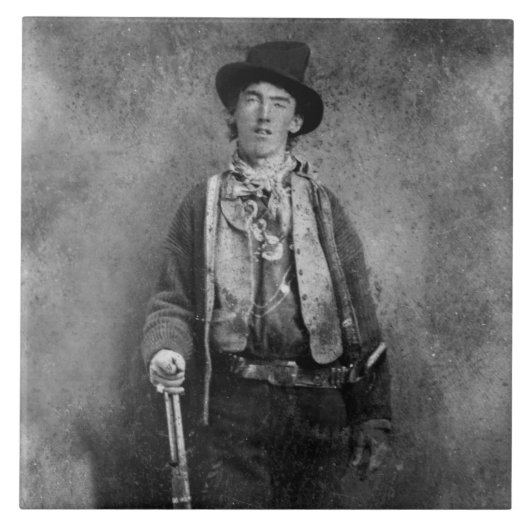 Henry McCarty Billy, het Outlaw Kind van het Oude  Tegeltje (Voorkant)