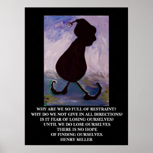 Henry Miller Quote - Poster