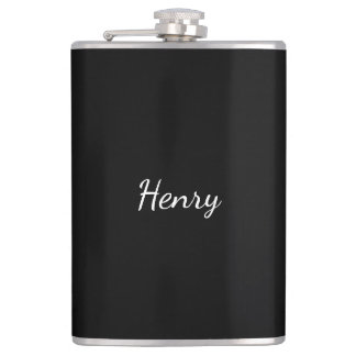 Henry naam typografie Persoonlijk cadeau Heupfles