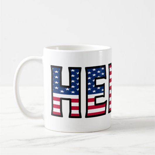 Henry Name Vorname USA styled Tasse Kaffeetasse Koffiemok (Links)