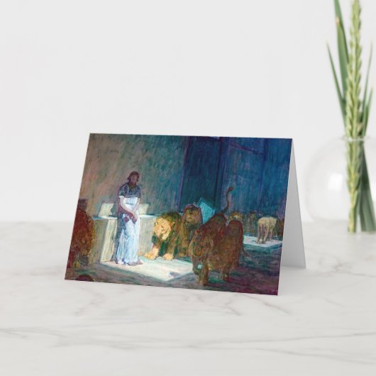 Henry Ossawa Tanner Daniel in the Lions' Den Postc Kaart (Voorkant)