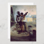 Henry Ossawa Tanner - De banjoles Kaart (Voorkant / Achterkant)