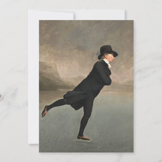 Henry Raeburn - De schaatsende dominee Bedankkaart (Voorkant)