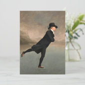 Henry Raeburn - De schaatsende dominee Bedankkaart (Staand voorkant)