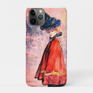 Henry Somm - legant in Red Cape iPhone 11 Pro Hoesje