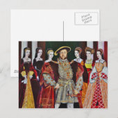 Henry The Aachtste en Zijn Zes Wives Briefkaart (Voorkant / Achterkant)