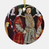 Henry The Aachtste en Zijn Zes Wives Keramisch Ornament (Voorkant)