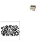 Henry the Happy Octopus Rubber Stamp Rubberstempel (Gestempeld)