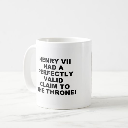 Henry VII Mug (Devant gauche)