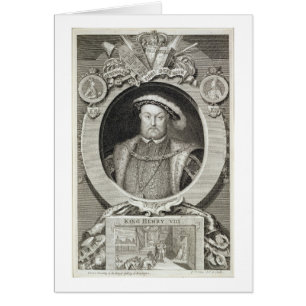Henry VIII (1491-1547), na een schilderij in de Ro