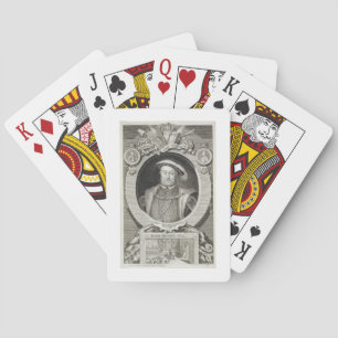 Henry VIII (1491-1547), na een schilderij in de Ro Speelkaarten