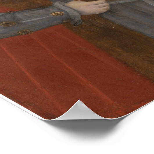 Henry VIII, Elizabeth I en Edward VI Poster (Hoek)