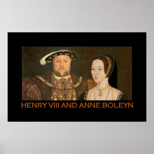 Henry VIII en Anne Boleyn 2 Poster