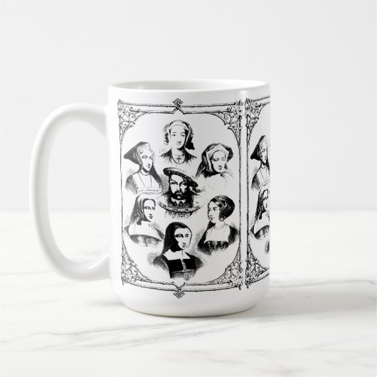 Henry VIII et sa tasse de six épouses (Gauche)