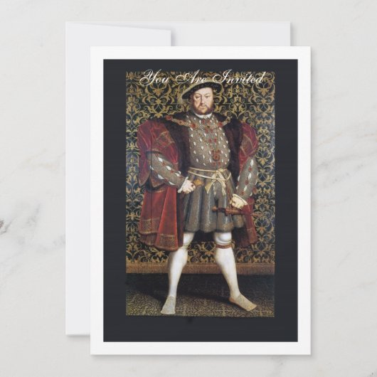 Henry VIII Portrait Kaart (Voorkant)