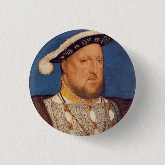 Henry VIII Ronde Button 3,2 Cm (Voorkant)