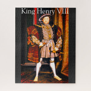 Henry VIII Tudors History King England zes Wives Legpuzzel