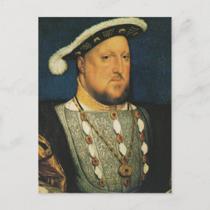 Henry VIII van Engeland door Hans Holbein de Young Briefkaart
