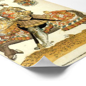 Henry VIII van Engeland op Horseback Poster (Hoek)