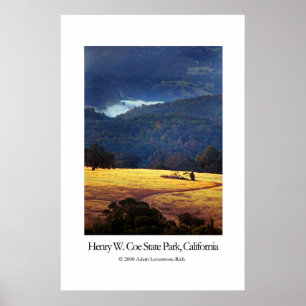 Henry W. Coe State Park, Californië Poster