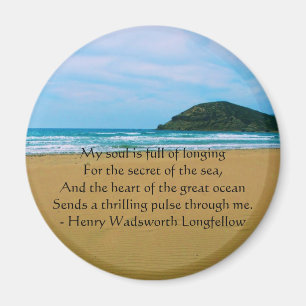 Henry Wadsworth Longmede Spiritueel Quote Magneet