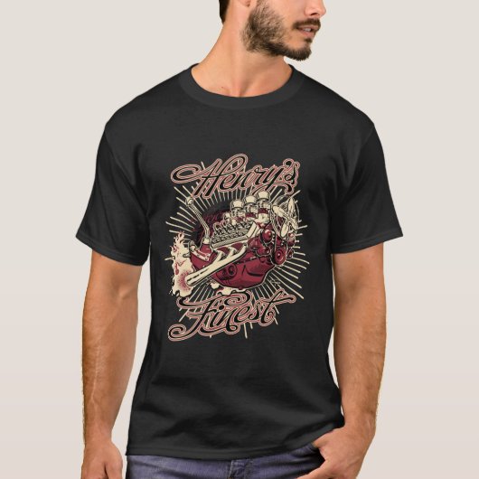 Henry's Finest - Flathead Engine T-shirt (Voorkant)