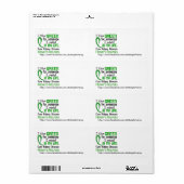 Henry's Helper Shipping Étiquettes (Feuille entière)