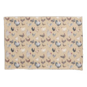 Hens en roestjes, Waterverf Chicken Print Kussensloop (Voorkant)