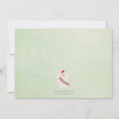 Hen's Party Drôle Poule Drôle Illustré Invitation (Dos)