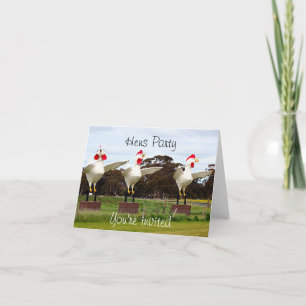 Hens party-uitnodiging