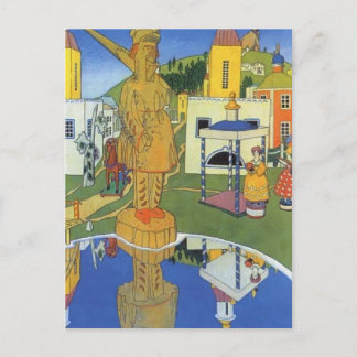 Heorhiy Narbut - Illustratie voor B. Dix "Speelgoe Briefkaart