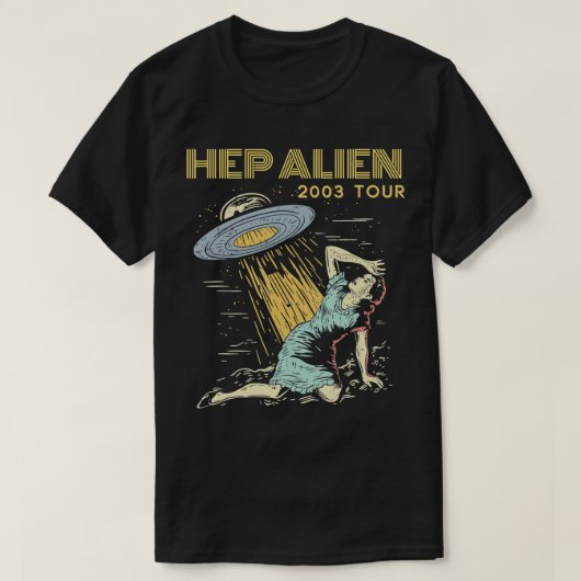 Hep Alien Band Tee - Pop Culture Tee T-shirt (Design devant)