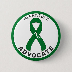 Hepatitis B Advocate Lint Witte Button