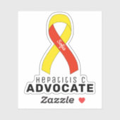 Hepatitis C Advocate Vinyl Sticker (Vel)