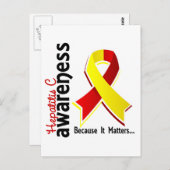 Hepatitis C Bewustheid 5 Briefkaart (Voorkant / Achterkant)