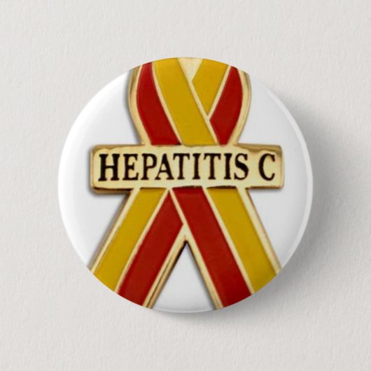 Hepatitis C Ronde Button 5,7 Cm (Voorkant)