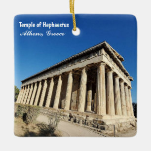 Hephaestus tempel Athene Griekenland Souvenir Keramisch Ornament