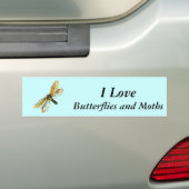 Hepialus humuli vrouw - Ghost Moth of Ghost Swift Bumpersticker (Op auto)