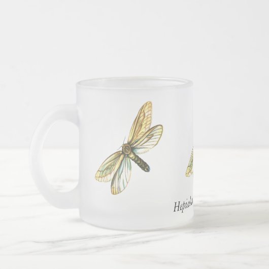 Hepialus humuli vrouw - Ghost Moth of Ghost Swift Matglas Koffiemok (Links)