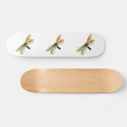Hepialus humuli vrouw - Ghost Moth of Ghost Swift Skateboard (Horizontaal)