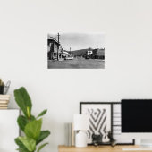 Heppner, Oregon Main Street Uitzicht Foto Poster (Thuiskantoor)