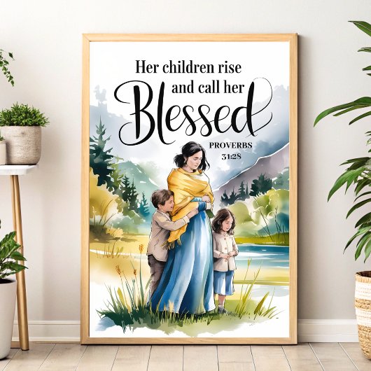 Her Children Rise – Christelijke muurkunst voor vr Poster