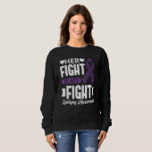 Her Fight Is My Fight Epilepsy Awareness Month Sup Trui (Voorkant volledig)
