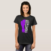 Her Fight is My Fight Rett Syndrome Awareness T-shirt (Voorkant volledig)