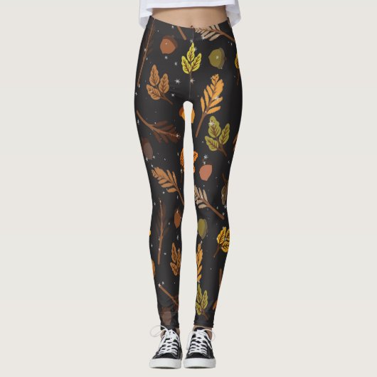Her Four Seasons – Autumn Pattern Leggings (Voorkant)