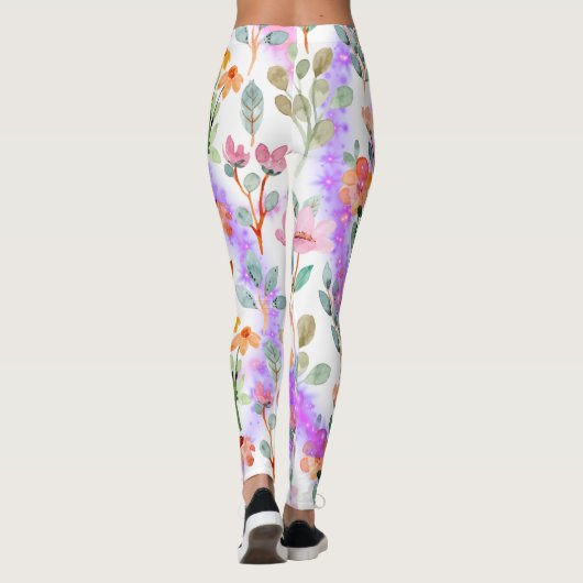 Her Four Seasons – Spring Pattern Leggings (Achterkant)