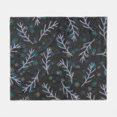 Her Four Seasons – Winter Pattern Fleece Deken (Voorkant (Horizontaal))