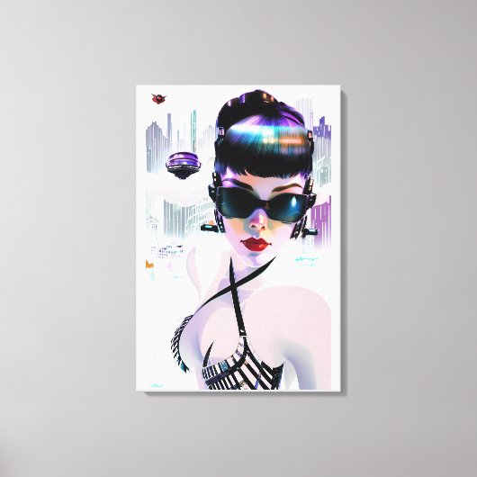 Her Future Peaks Canvas Afdruk (Voorkant)