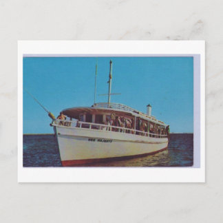 HER MAJESTY Capt. Ben Marler, Destin, Florida Briefkaart