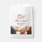 Her Next Chapter Book Theme Bridal Shower Favor Bedankzakje (Voorkant)